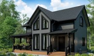 Проекты каркасных домов с террасой от 3696 рублей | Строй-Элк